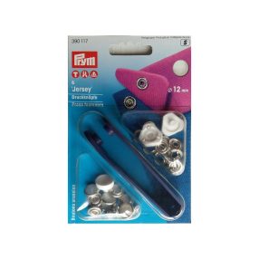 PRYM fém patent (12 mm, ezüst)