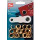 PRYM fém ringli (11 mm, arany)