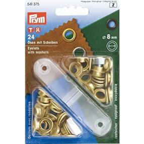 PRYM fém ringli (8 mm, arany)