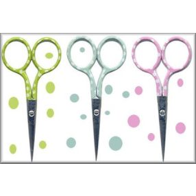 Pöttyös kézimunka olló (9 cm-es)