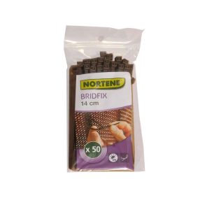 BRIDFIX gyorskötöző (barna) 14 cm-es