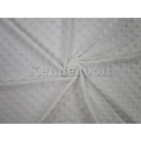 Minky (fehér) puha takaróanyag