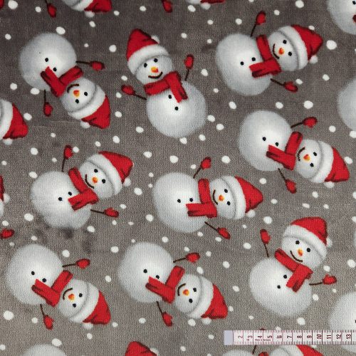 Mosolygós hóemberek puha takaróanyag