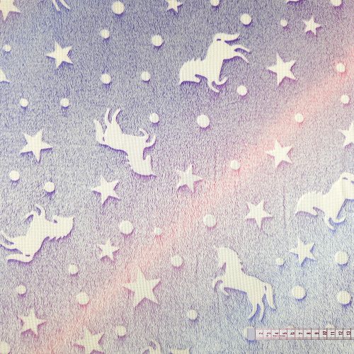 Világító unikornisok (lila) puha takaróanyag