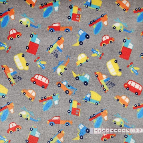 Autó-helikopter (szürke) puha takaróanyag