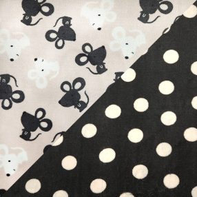 Kis egérvilág kétoldalas takaróanyag