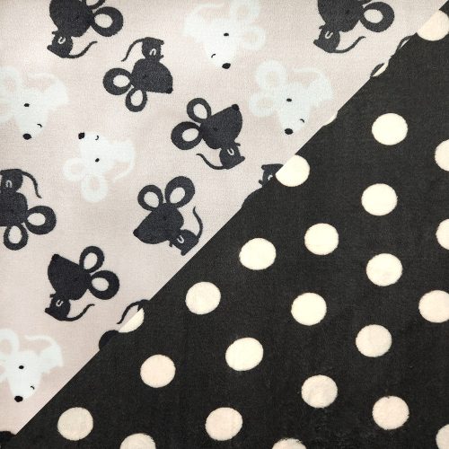 Kis egérvilág kétoldalas takaróanyag