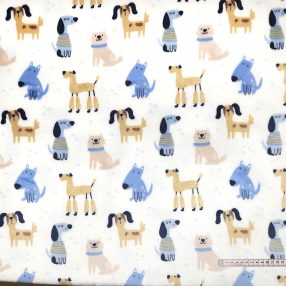Vidám kutyusok takaróanyag