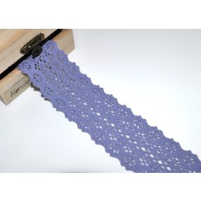 Antiklila (45 mm) horgolt csipke