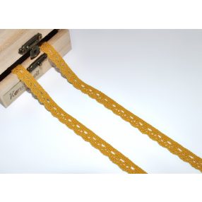 Arany (10 mm) horgolt csipke