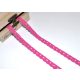 Magenta (10 mm) horgolt csipke