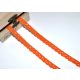 Narancs (10 mm) horgolt csipke