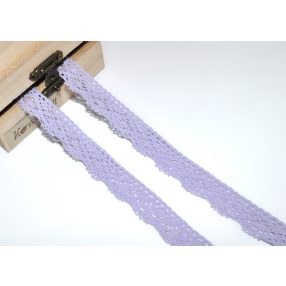 Levendula (15 mm) horgolt csipke