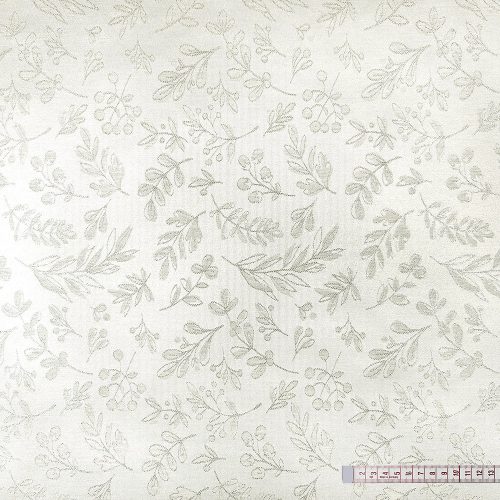 Csillogó fagyalág (ezüst) dekorszövet