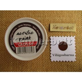 Világosbarna fényes Pentart akrilfesték