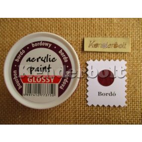 Bordó fényes Pentart akrilfesték