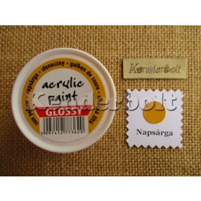Napsárga fényes Pentart akrilfesték