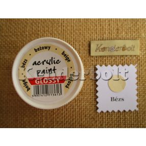 Bézs fényes Pentart akrilfesték