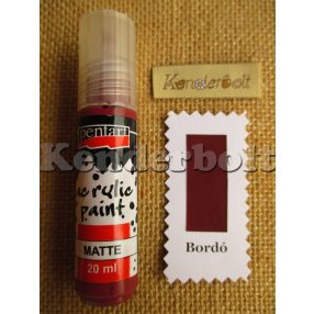 Bordó matt Pentart akrilfesték