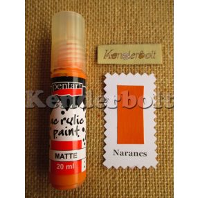 Narancs matt Pentart akrilfesték