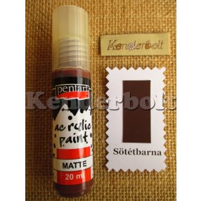 Sötétbarna matt Pentart akrilfesték