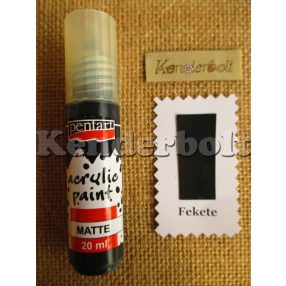 Fekete matt Pentart akrilfesték