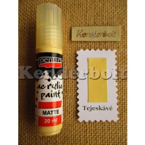 Tejeskávé matt Pentart akrilfesték