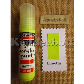 Limetta matt Pentart akrilfesték