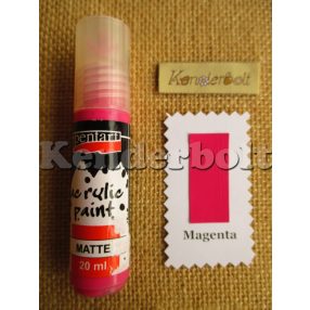 Magenta matt Pentart akrilfesték
