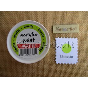 Limetta matt Pentart akrilfesték