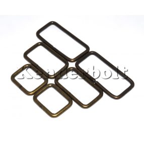 Fém téglalap (bronz) 2-4 cm-es