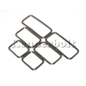 Fém téglalap (ezüst) 2-4 cm-es