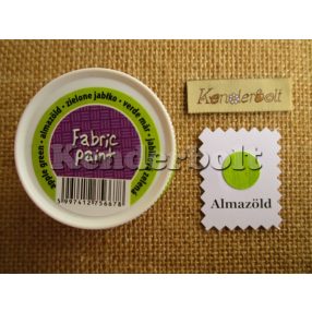 Almazöld Pentart textilfesték
