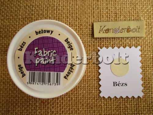 Bézs Pentart textilfesték