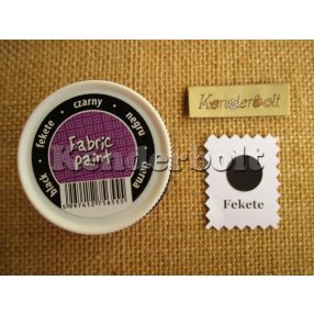 Fekete Pentart textilfesték