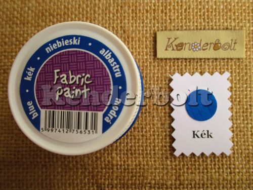 Kék Pentart textilfesték
