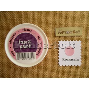 Rózsaszín Pentart textilfesték