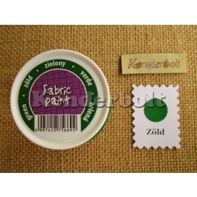 Zöld Pentart textilfesték