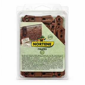 FIXATEX rögzítő kapocs 2*2,5 cm-es (barna) 20 db/cs