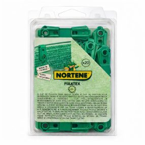 FIXATEX rögzítő kapocs 2*2,5 cm-es (zöld) 20 db/cs