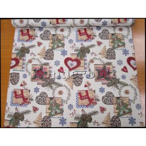 Karácsonyi hangulat gobelin dekorszövet