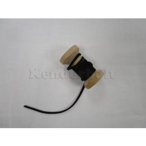 Bőrhatású gyapjúszál, FEKETE