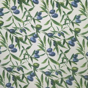 Olivás vízlepergető terítő anyag