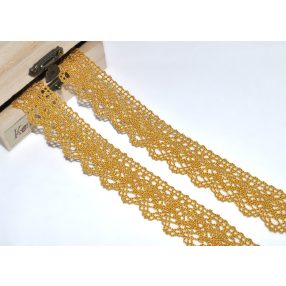 Arany (20 mm) horgolt csipke