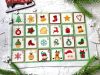 Adventi számok - Játékok karácsonyi barkácsfilc Adventi számok - Játékok karácsonyi barkácsfilc