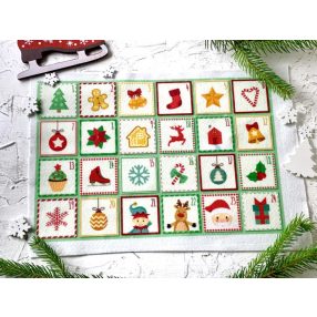 Adventi számok - Játékok karácsonyi barkácsfilc