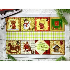 Adventi számok - Három lapos karácsonyi barkácsfilc