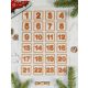 Adventi számok - Mézeskalács számos karácsonyi barkácsfilc