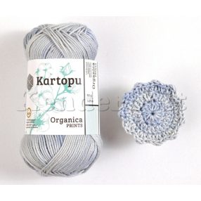 Kék cirmos (H2185) Kartopu Organica horgoló fonal