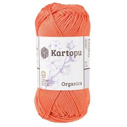 Narancssárga (K1212) Kartopu Organica horgoló fonal